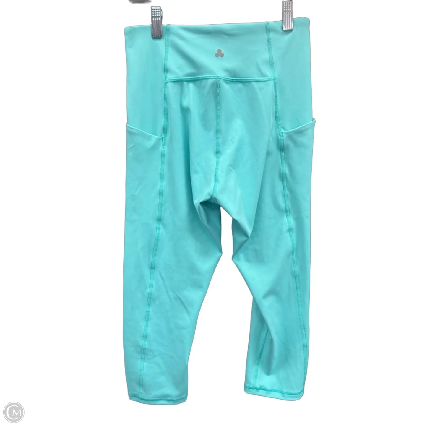 Athletic Leggings Capris By Tek Gear In Green, Size: M