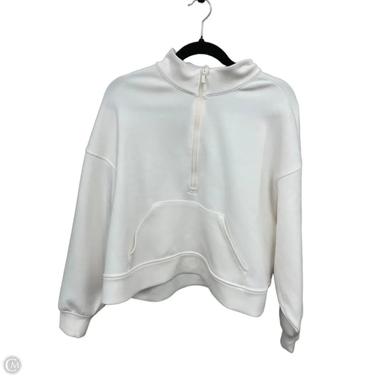 Sweatshirt Collar By All In Motion In Cream, Size: Xl