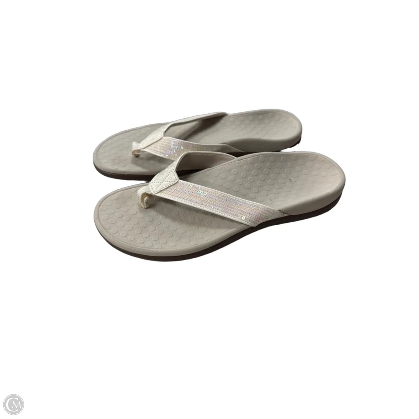 Sandals Flats By Vionic In White, Size: 7