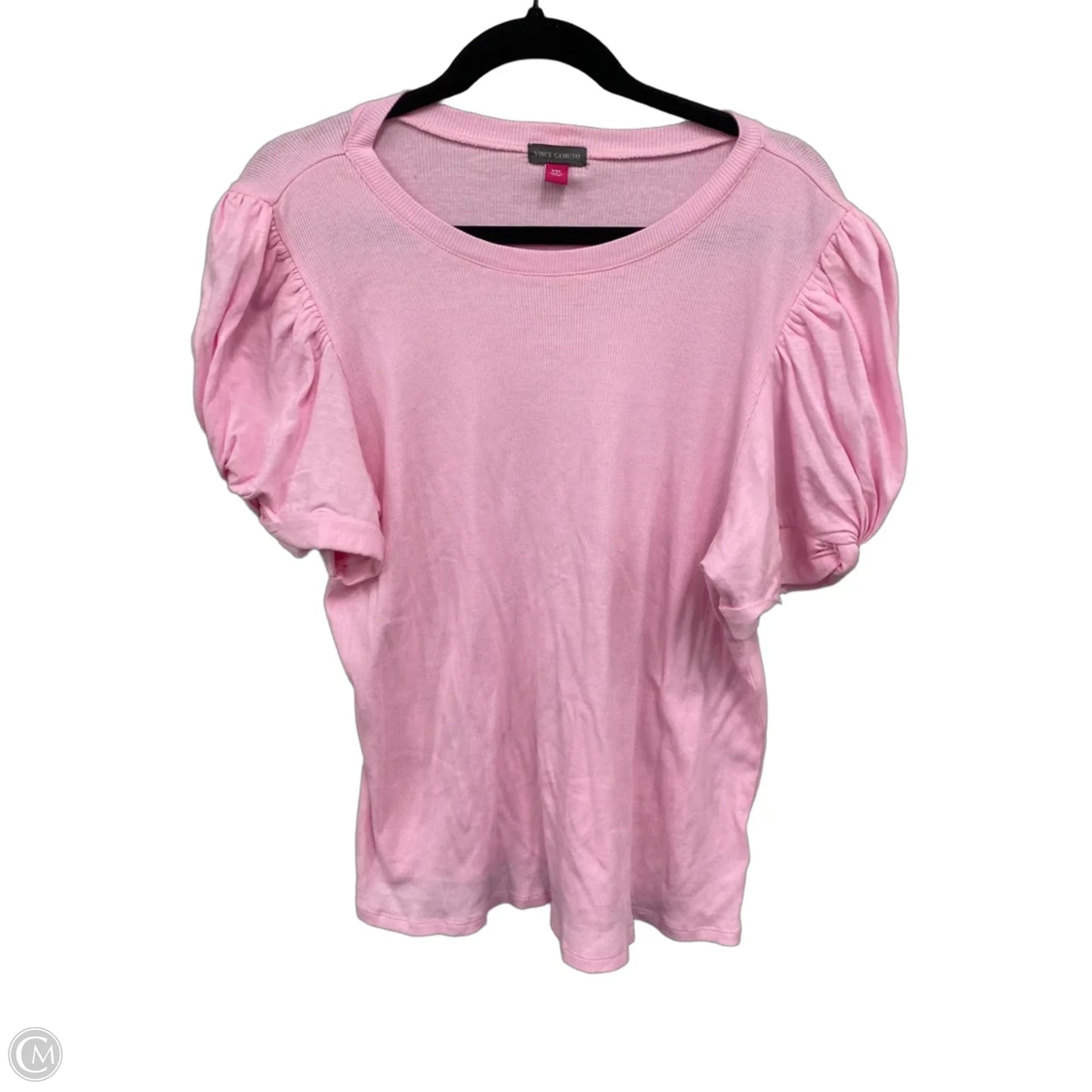 Top Short Sleeve By Vince Camuto In Pink, Size: Xxl