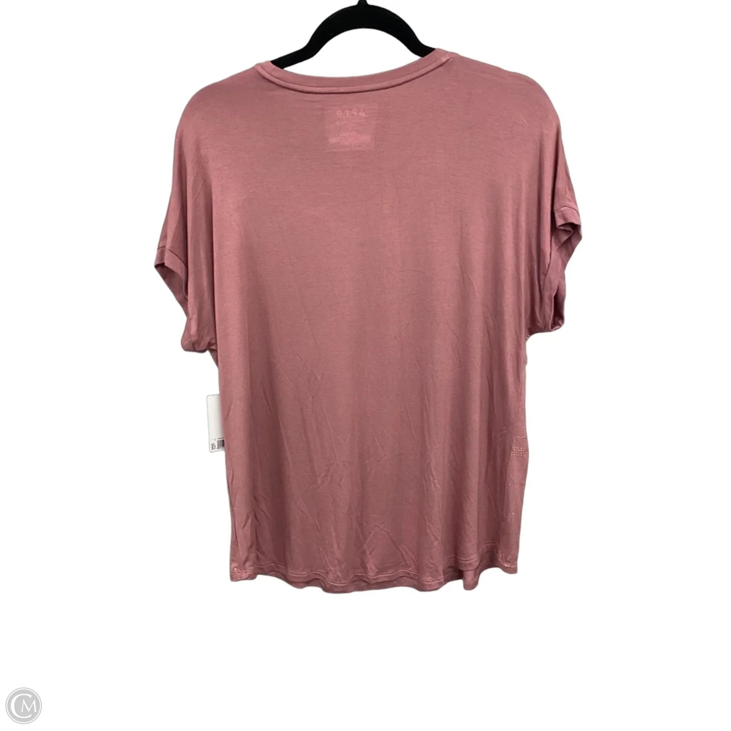 Top Short Sleeve By Apt 9 In Mauve, Size: L