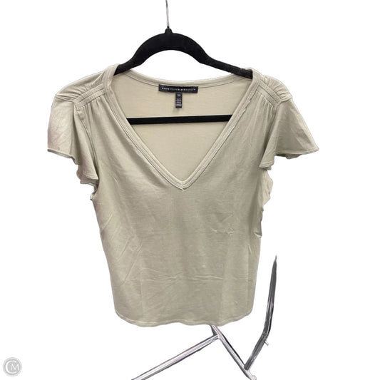 Top Short Sleeve By White House Black Market In Green, Size: Xs