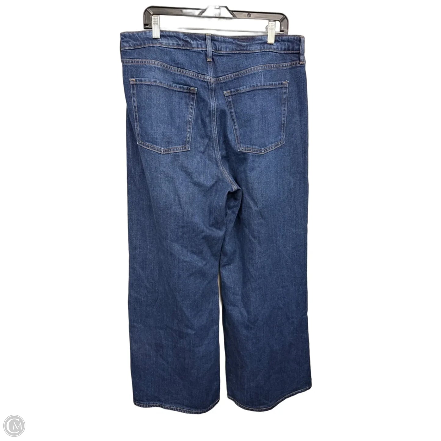 Jeans Wide Leg By Old Navy In Blue Denim, Size: 14