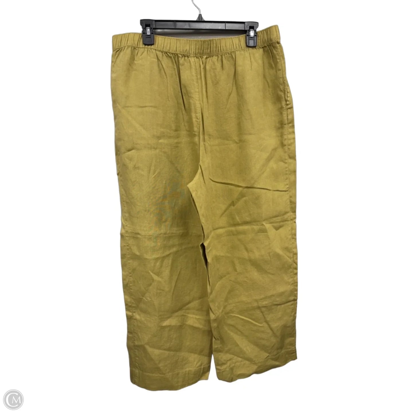 Pants Linen By Tahari In Green, Size: Xl