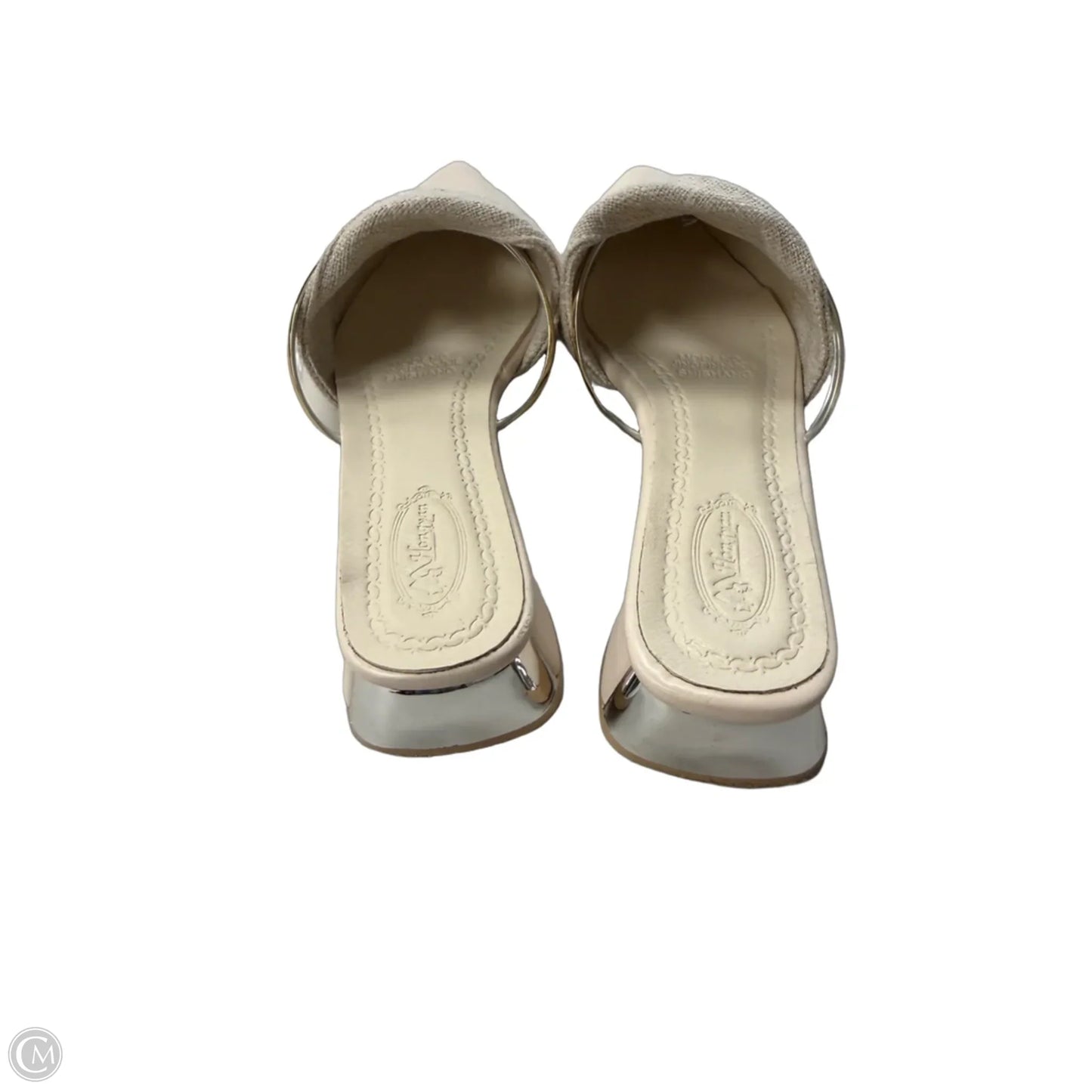 Shoes Flats By Clothes Mentor In Cream, Size: 6.5