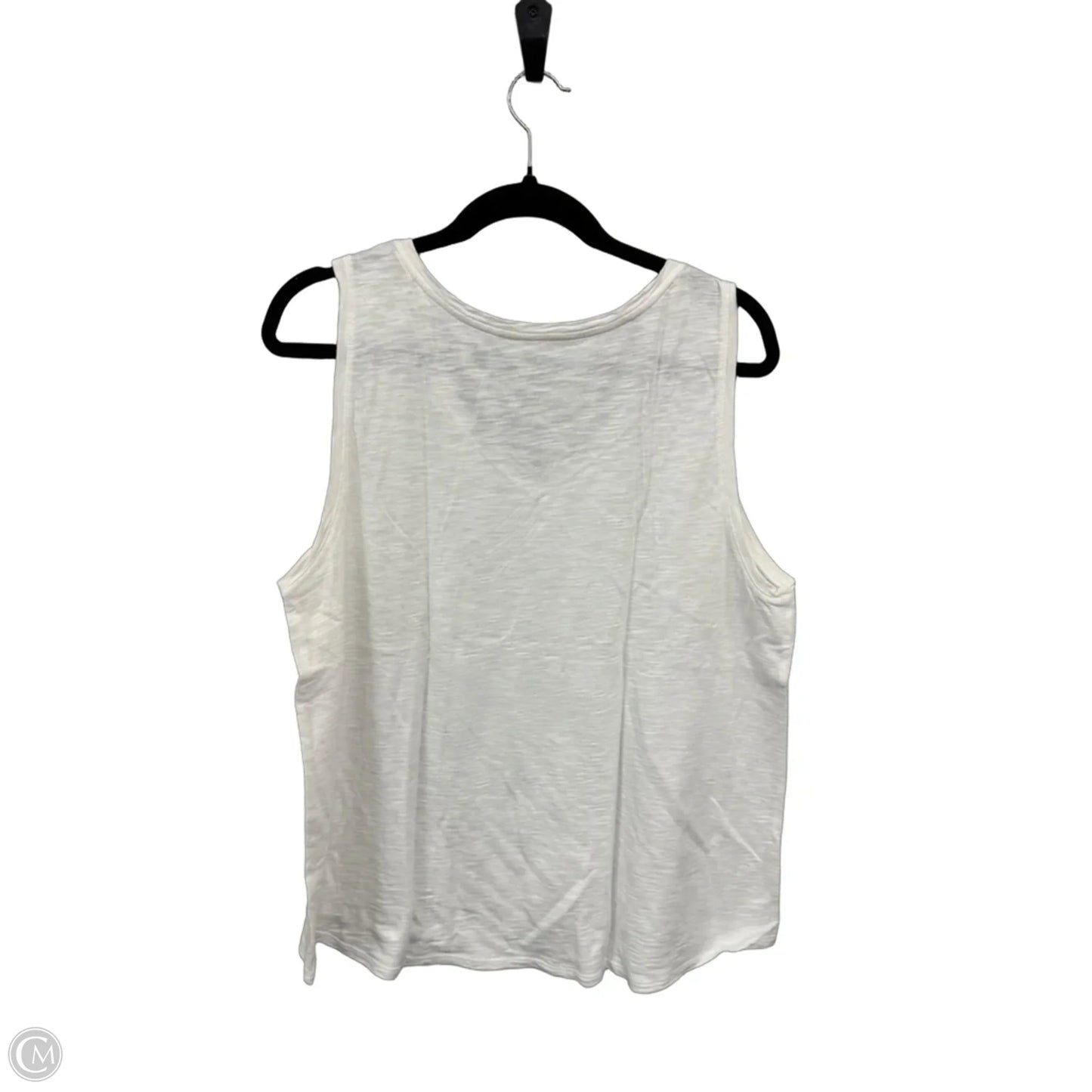 Top Sleeveless Basic By Chicos In White, Size: Xl