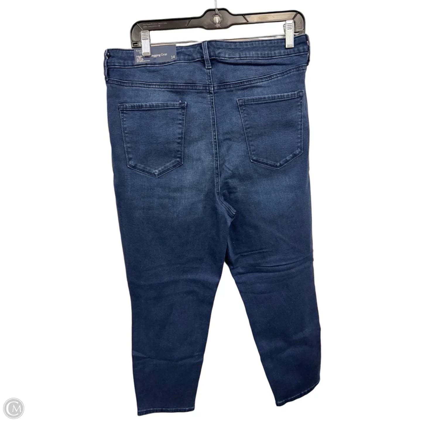 Jeans Cropped By Talbots In Blue Denim, Size: 14