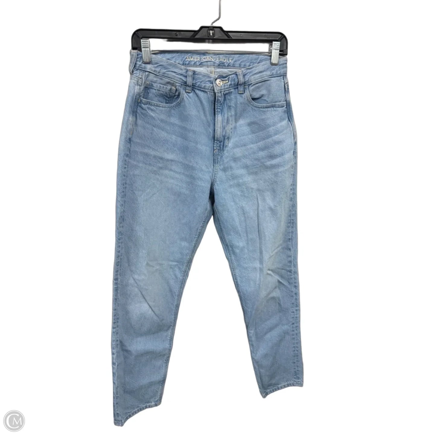 Jeans Boyfriend By American Eagle In Blue Denim, Size: 4