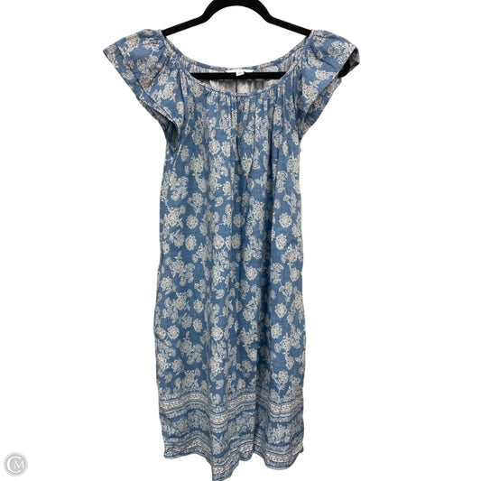 Dress Casual Short By Time And Tru In Blue & White, Size: Xs