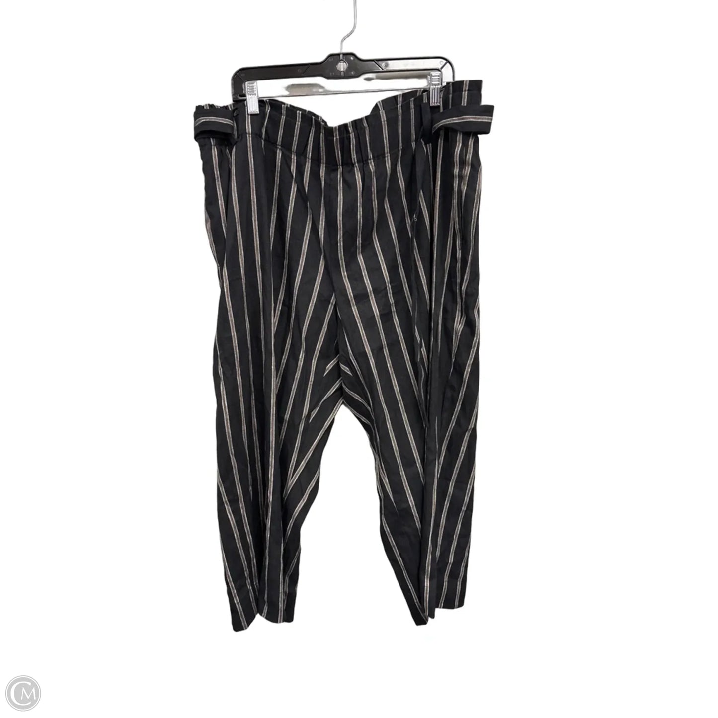 Pants Wide Leg By J. Jill In Black & Tan, Size: 3x