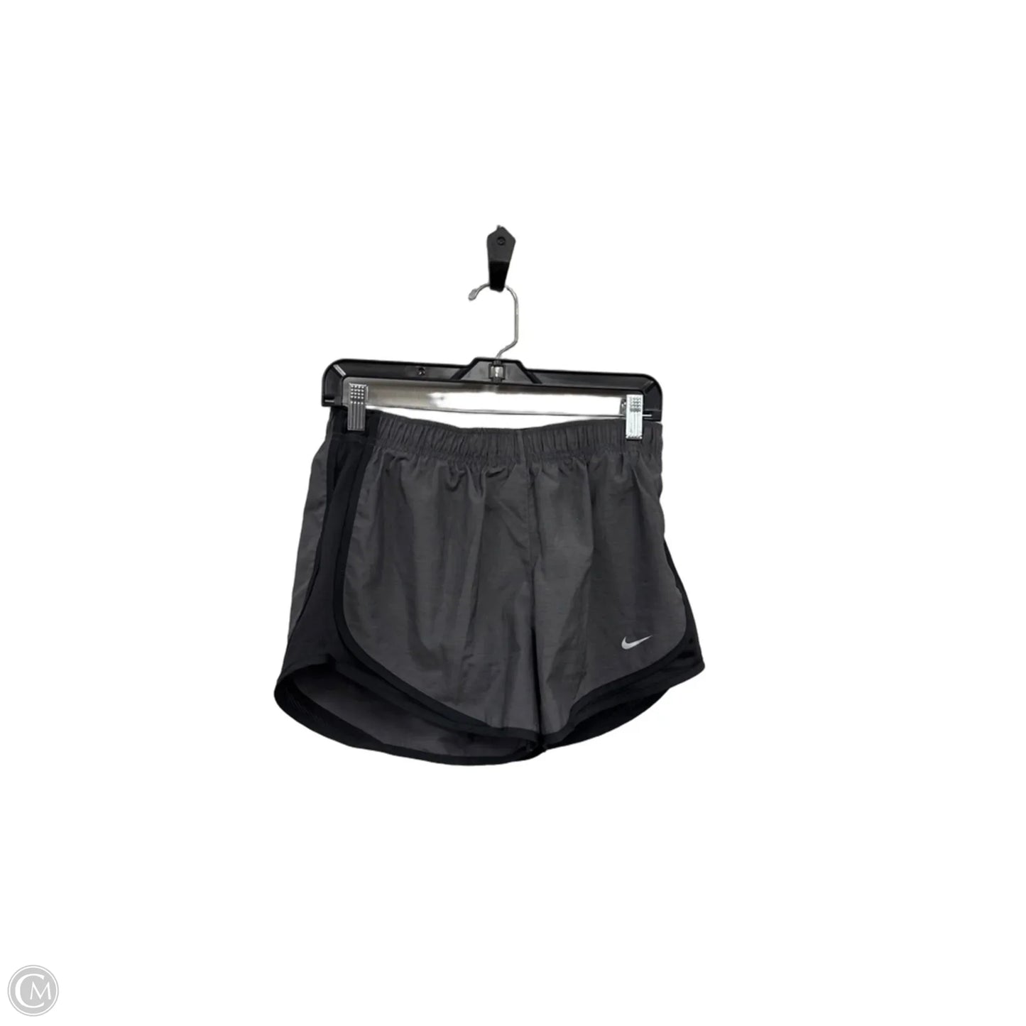 Athletic Shorts By Nike Apparel In Black & Grey, Size: M