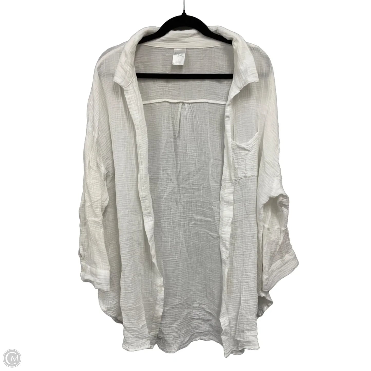 Swimwear Cover-up By Kona Sol In White, Size: L