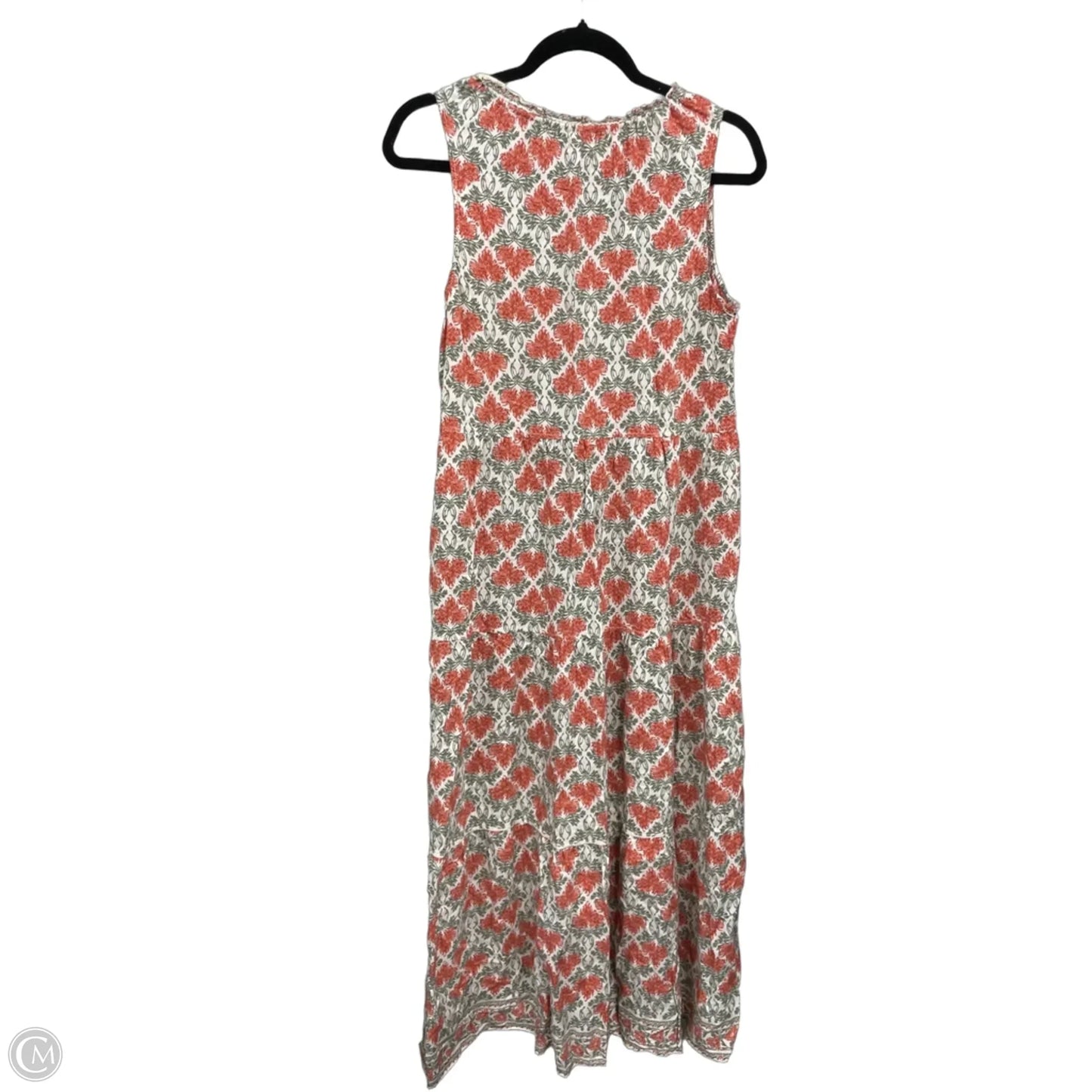 Dress Casual Maxi By Max Studio In Green & Orange, Size: M