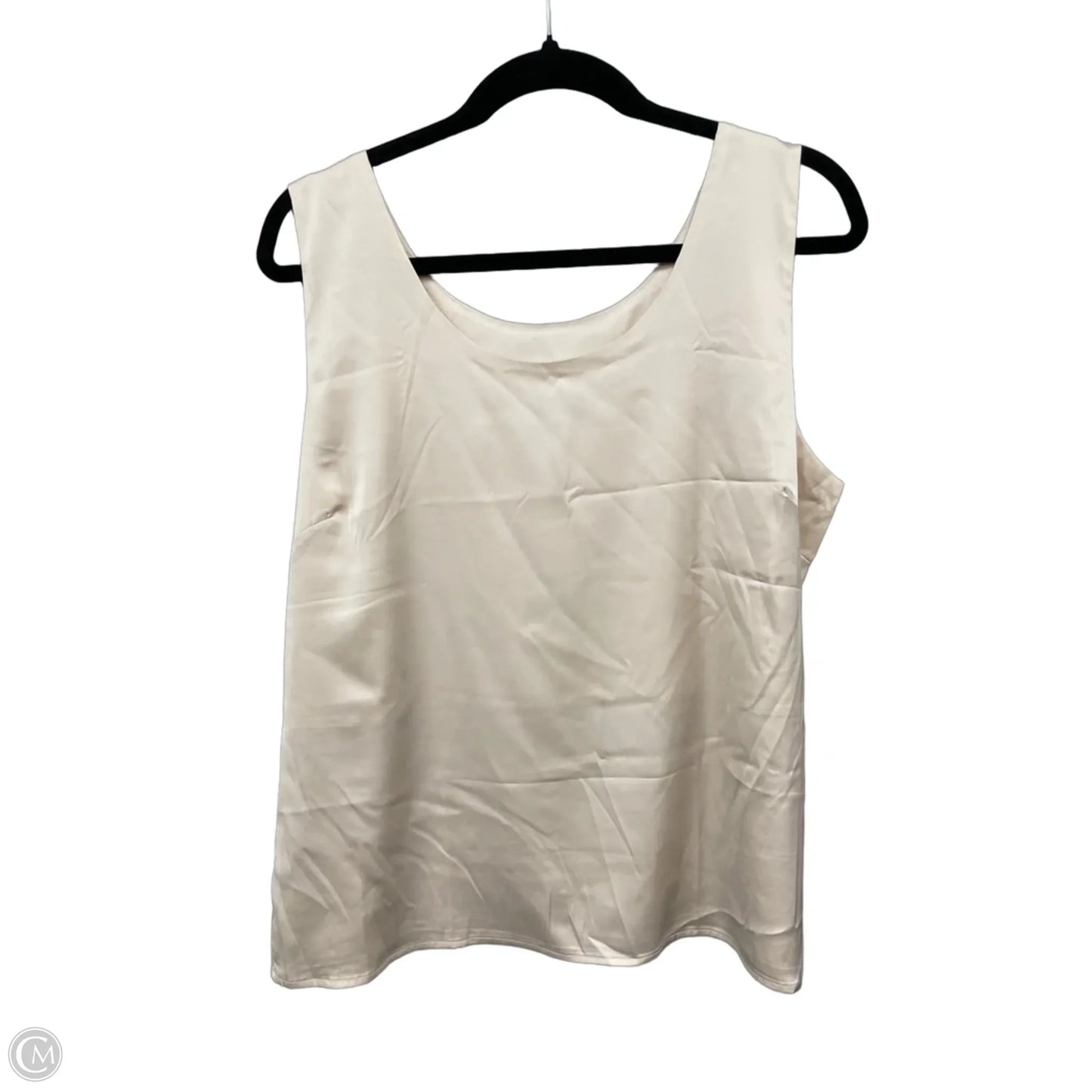 Top Sleeveless By Cme In Cream, Size: L