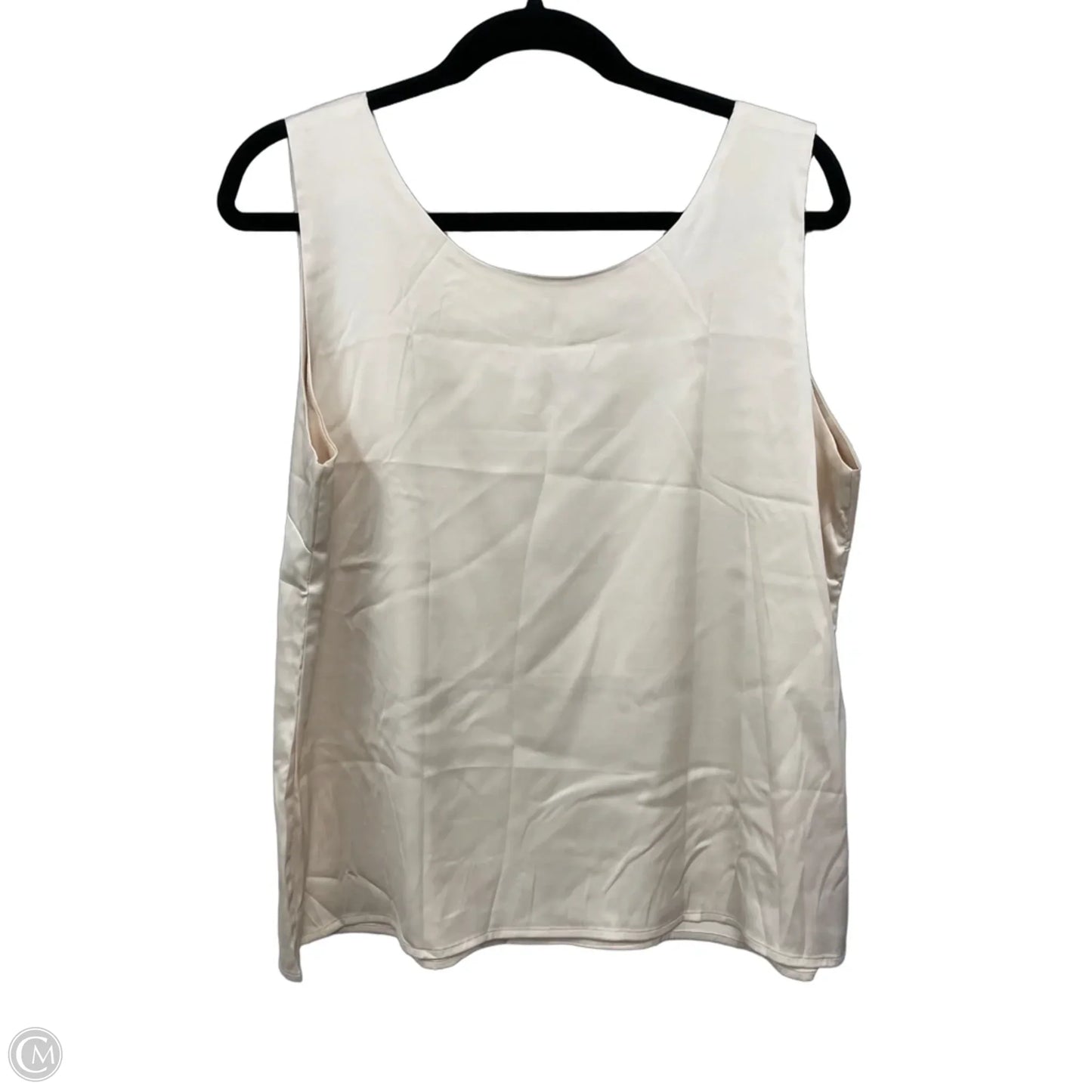 Top Sleeveless By Cme In Cream, Size: L