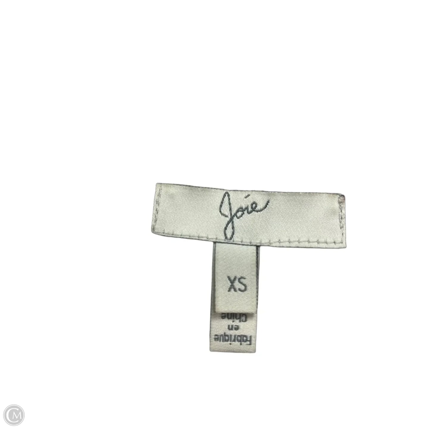 Blouse Long Sleeve By Joie In Grey & Pink, Size: Xs