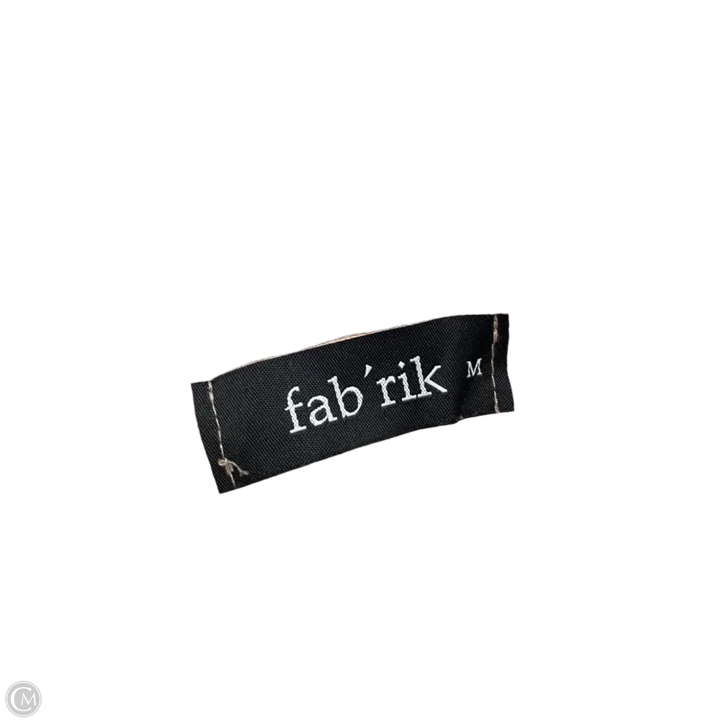 Blouse Long Sleeve By Fabrik In Pink, Size: M
