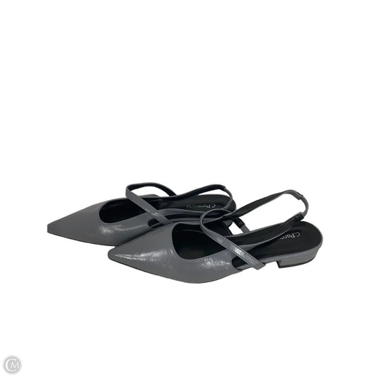Shoes Flats By Clothes Mentor In Grey, Size: 8.5