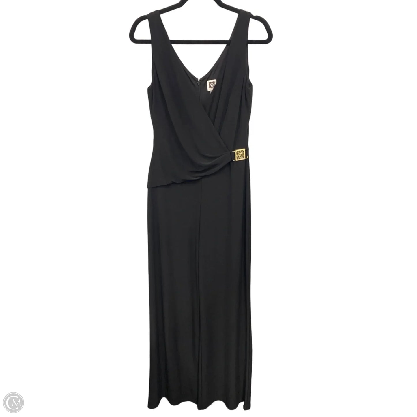 Jumpsuit By Anne Klein In Black, Size: 8