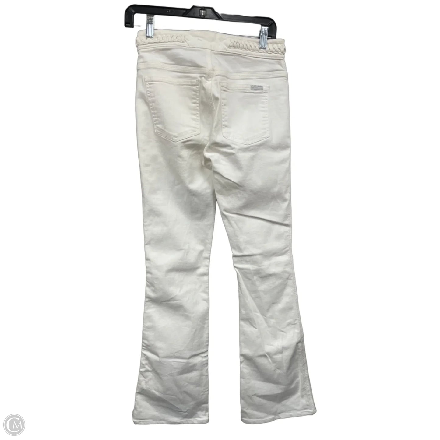 Jeans Flared By 7 For All Mankind In White, Size: 4