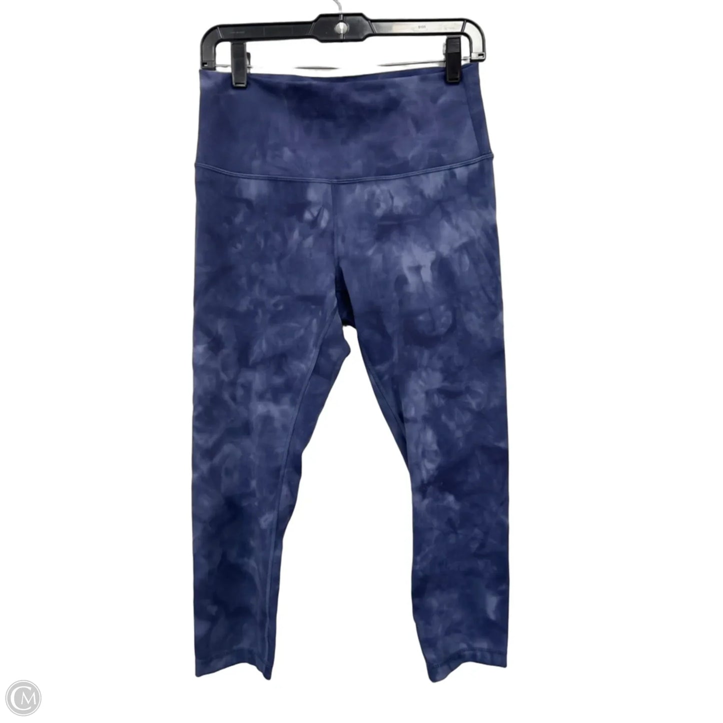 Athletic Leggings By Lululemon In Blue & White, Size: 10