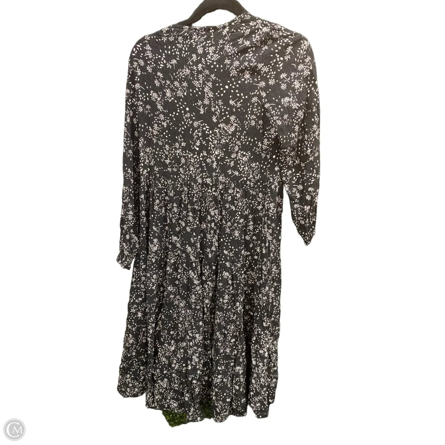 Dress Casual Maxi By Zara In Black & White, Size: M