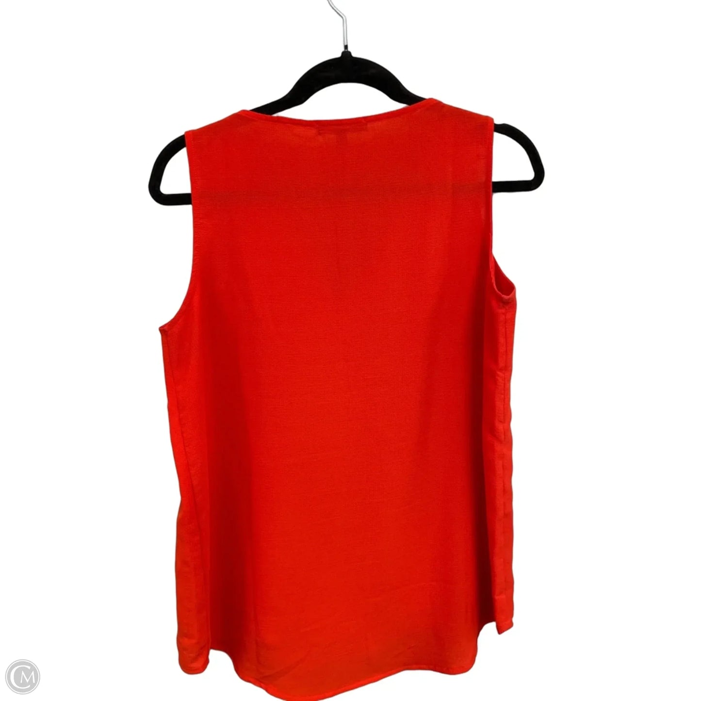 Blouse Sleeveless By Gibson In Orange, Size: M