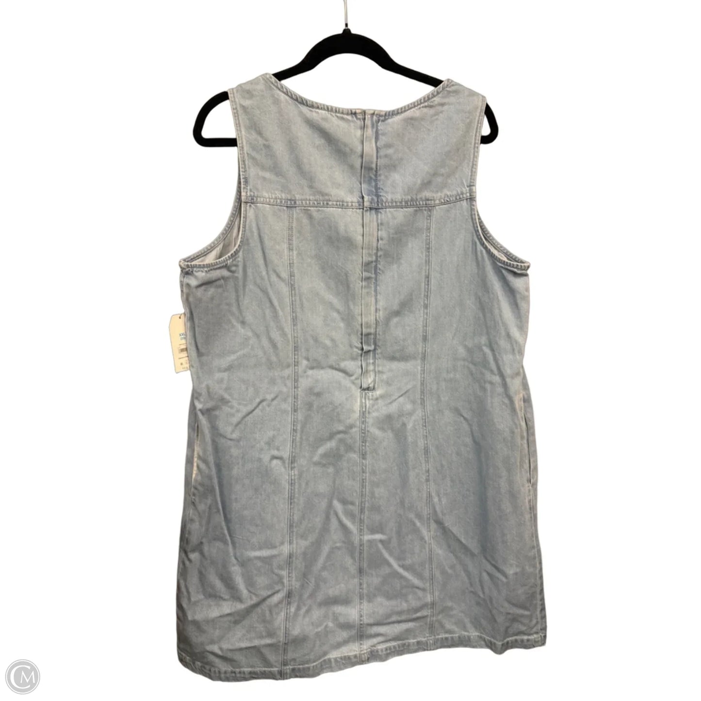 Dress Casual Short By Time And Tru In Blue Denim, Size: Xxl
