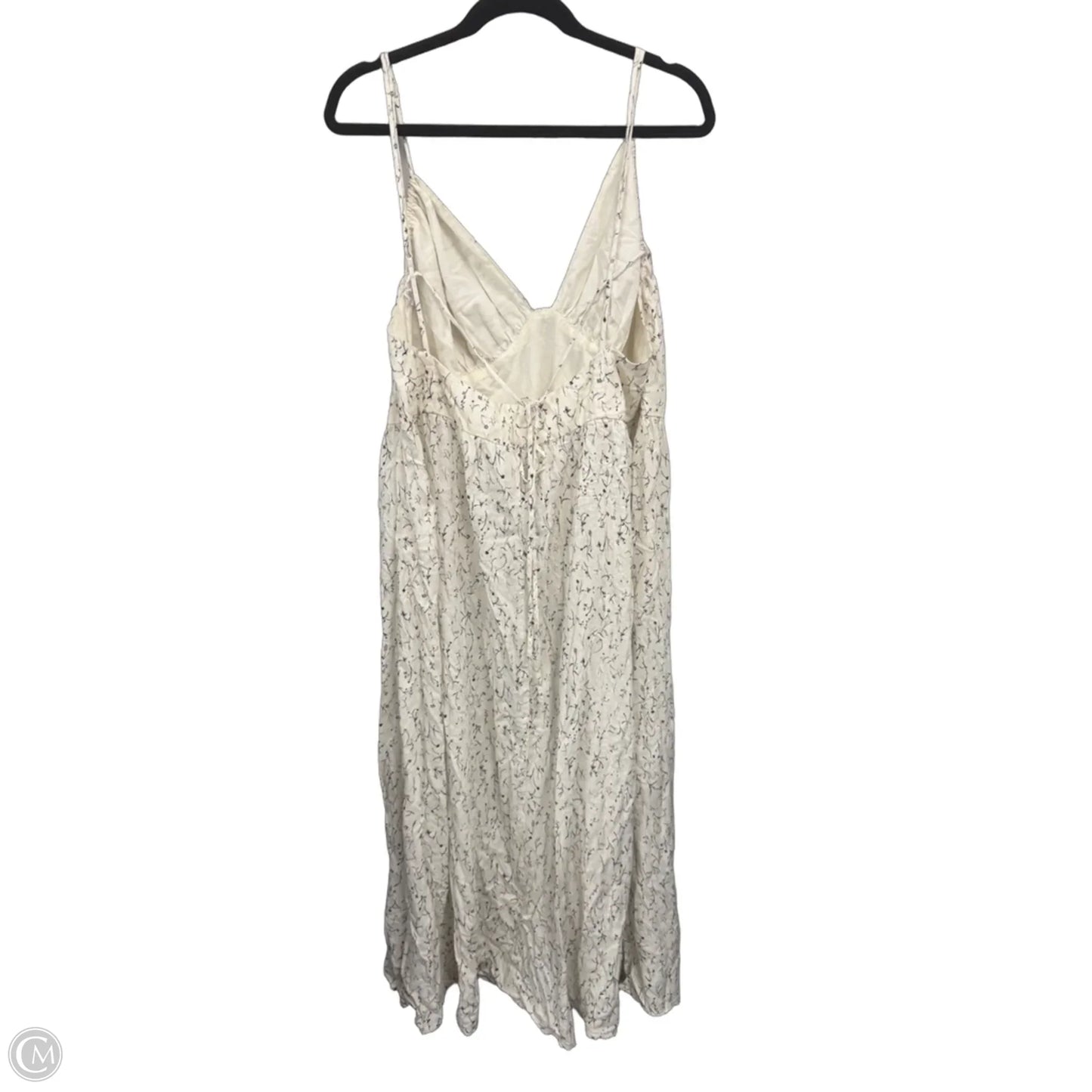 Dress Casual Maxi By H&m In Black & Cream, Size: Xxl