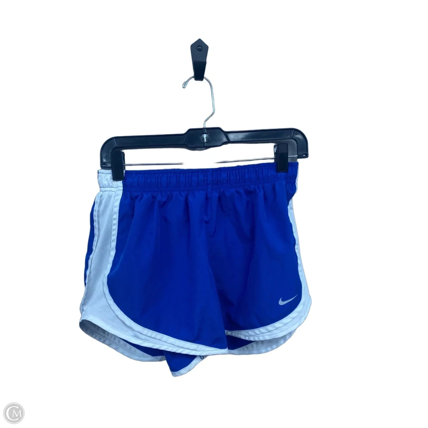 Athletic Shorts By Nike Apparel In Blue & White, Size: M