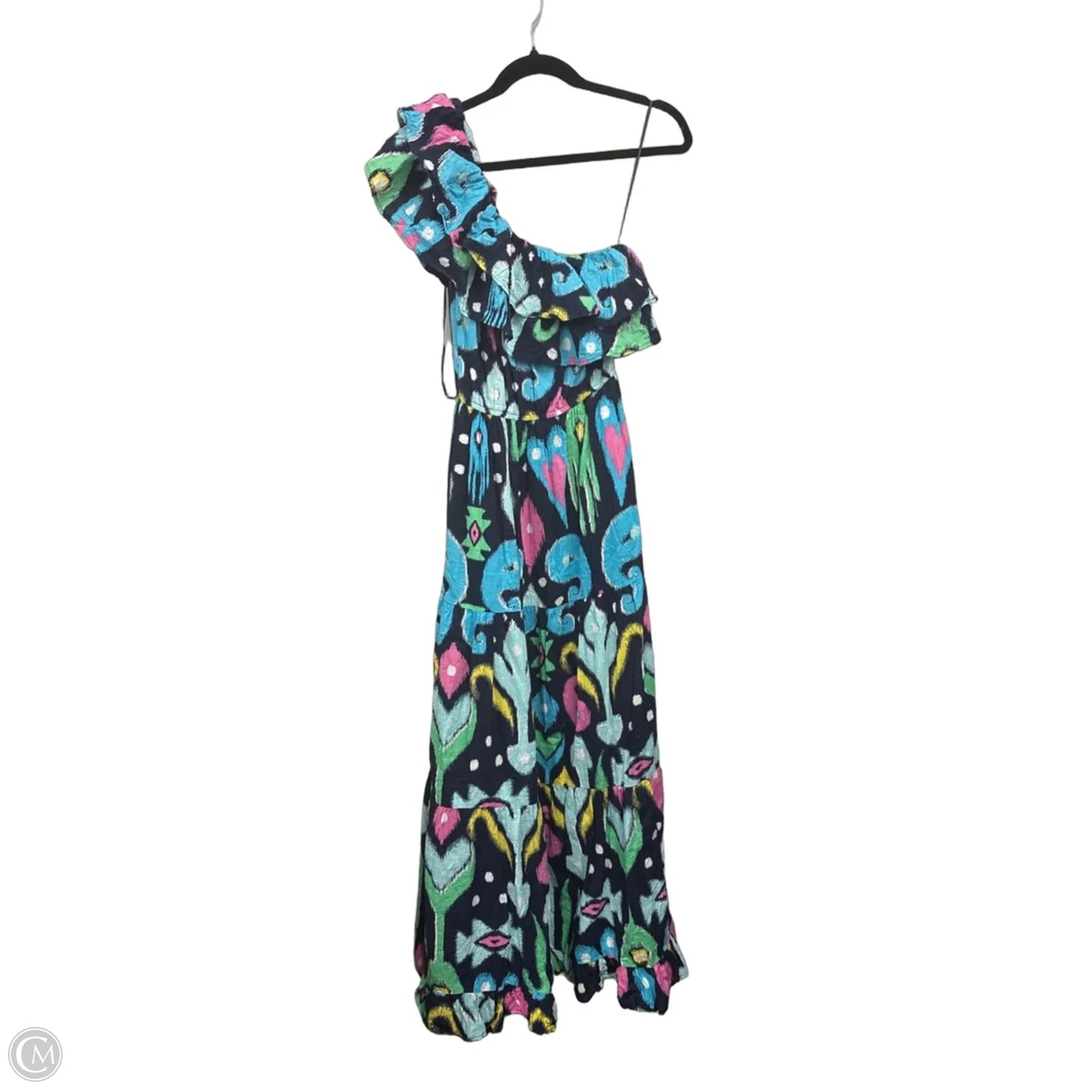 Dress Casual Maxi By Crown And Ivy In Blue & Yellow, Size: S