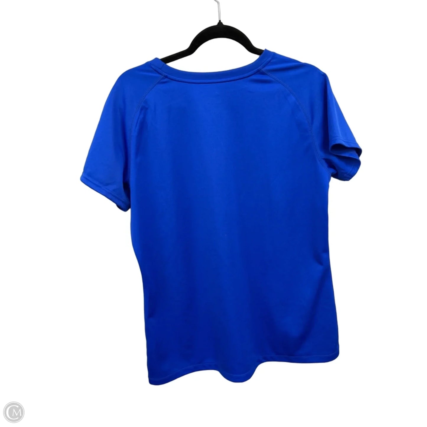 Top Short Sleeve Basic By Lands End In Blue, Size: L