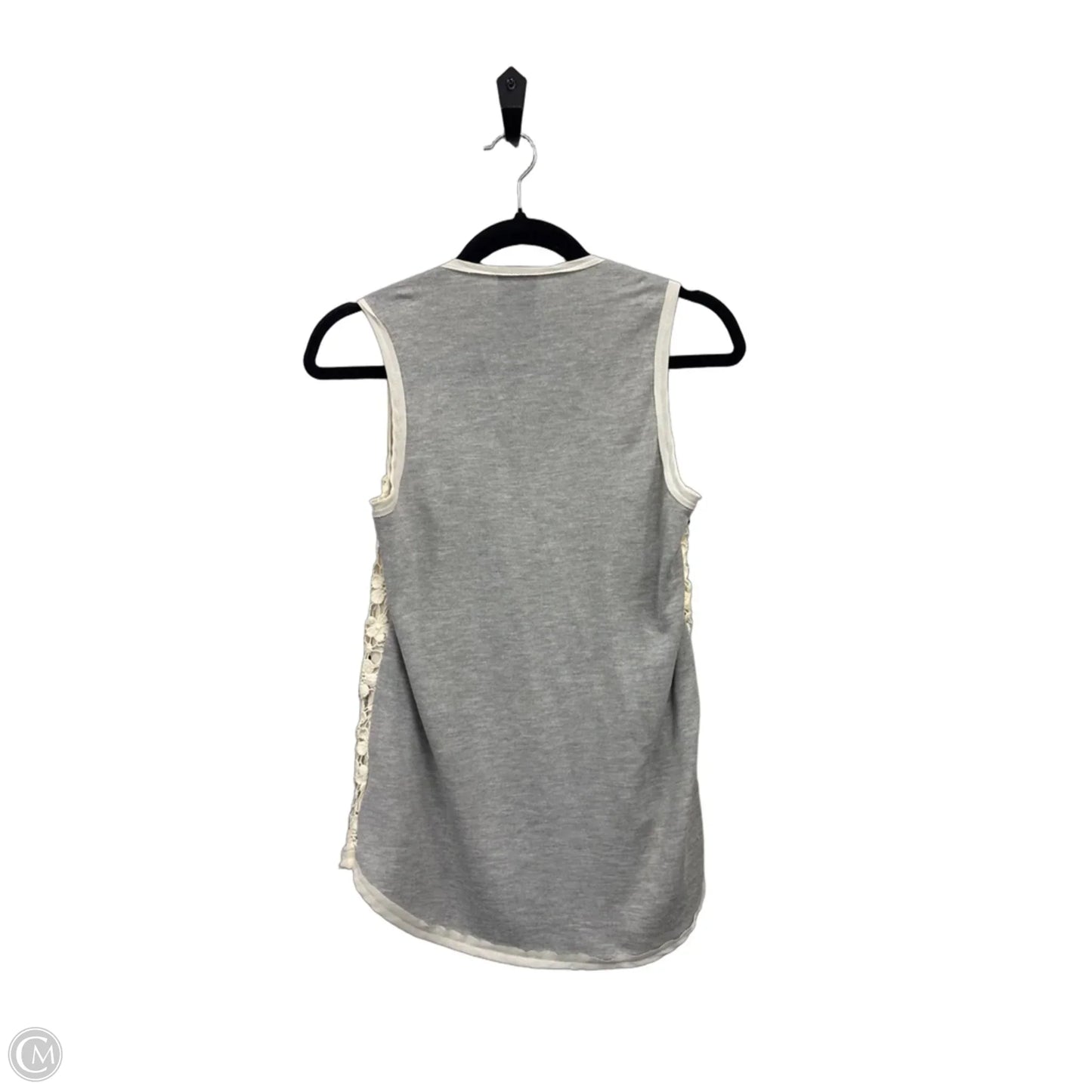 Top Sleeveless By Dolan Left Coast In Black & Grey, Size: S