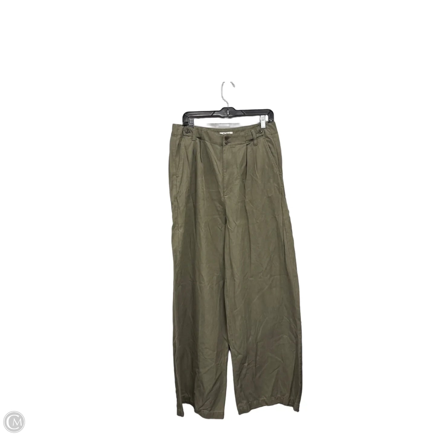 Pants Wide Leg By Madewell In Green, Size: 12l