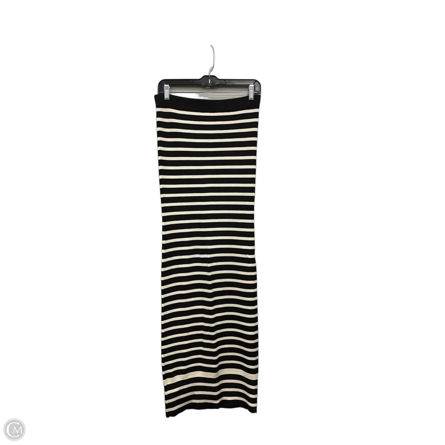 Dress Casual Maxi By J. Crew In Black & Cream, Size: M