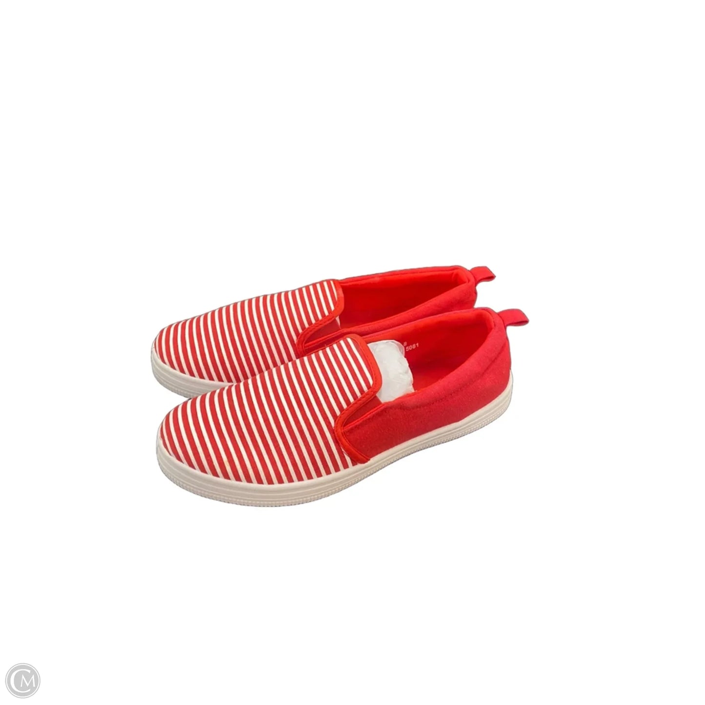 Shoes Sneakers By Clothes Mentor In Red & White, Size: 8