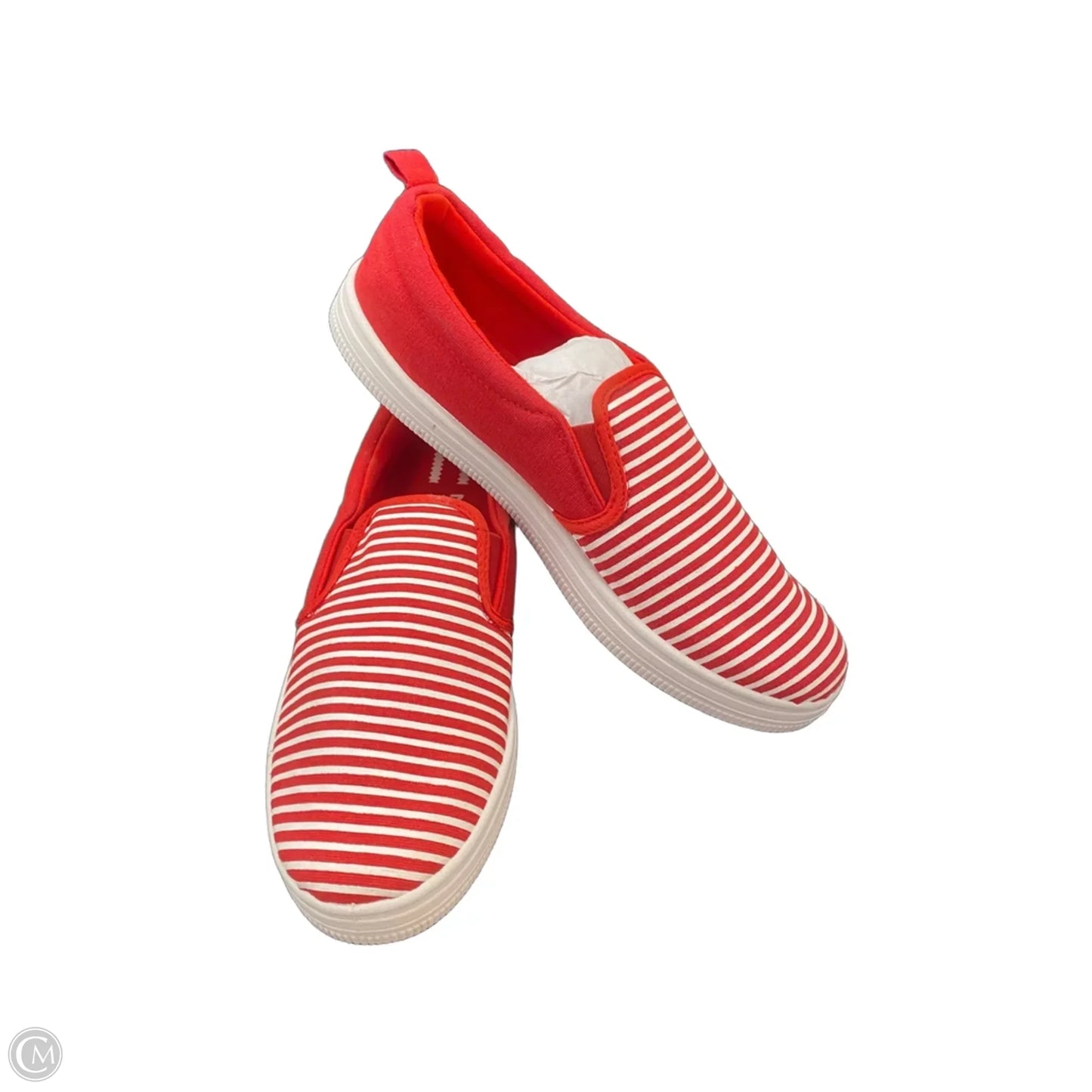 Shoes Sneakers By Clothes Mentor In Red & White, Size: 8