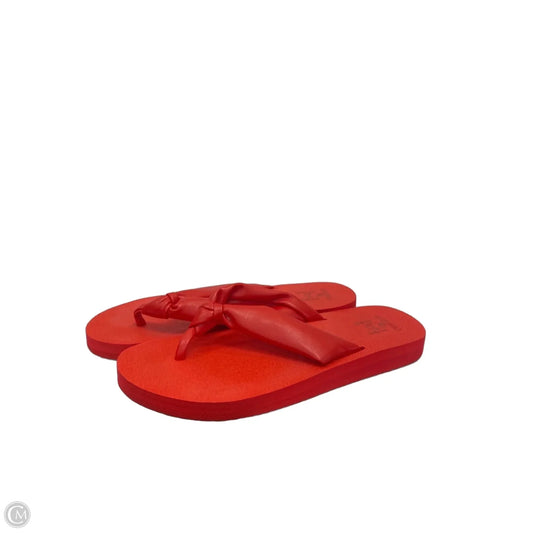 Sandals Flip Flops By Cmb In Red, Size: 7
