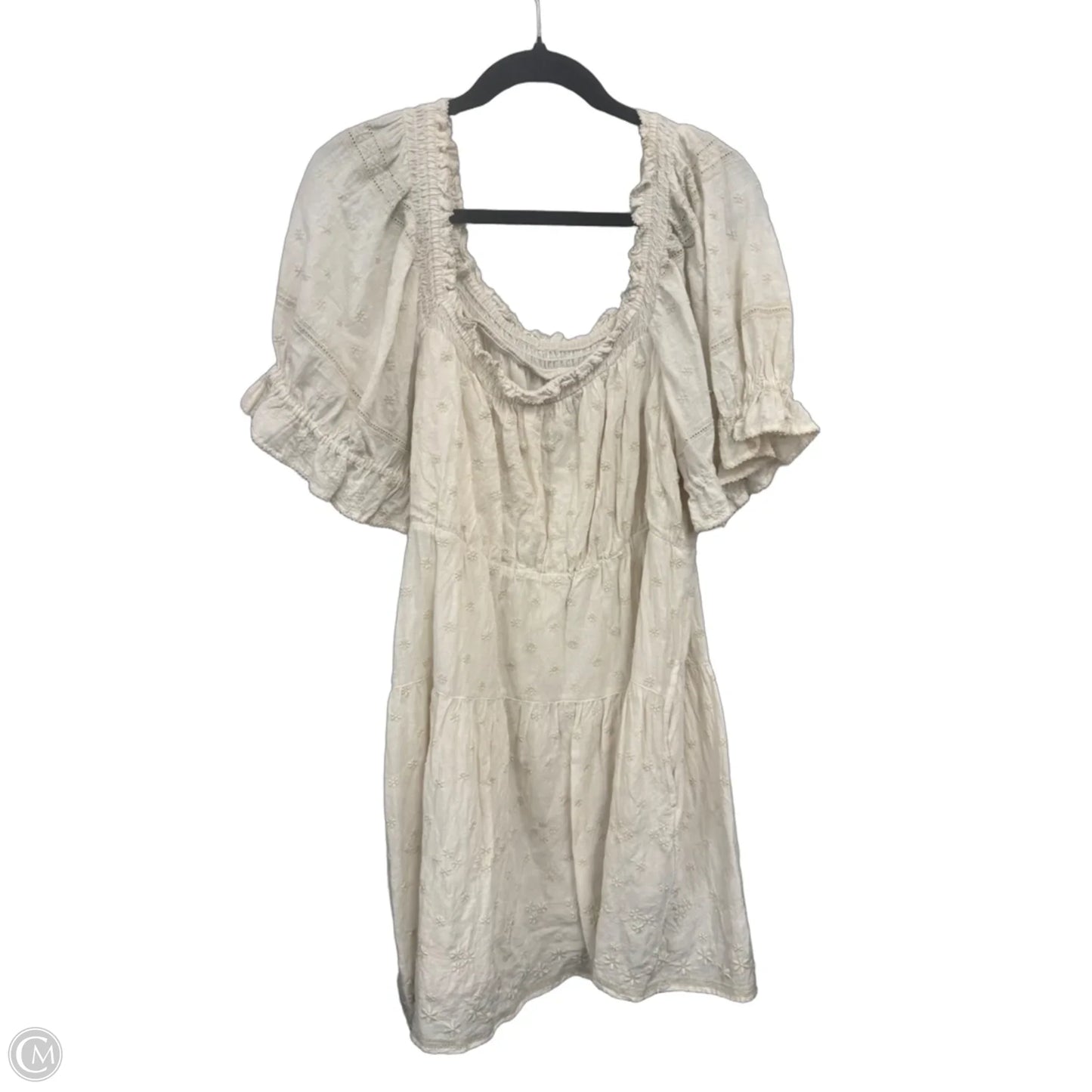 Dress Casual Short By Old Navy In Cream, Size: Xl