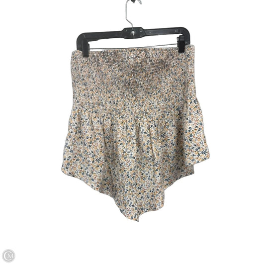 Top Sleeveless By Shein In Blue & Cream, Size: 1x