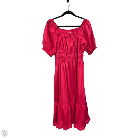 Dress Casual Midi By Indigo Rose In Pink, Size: L