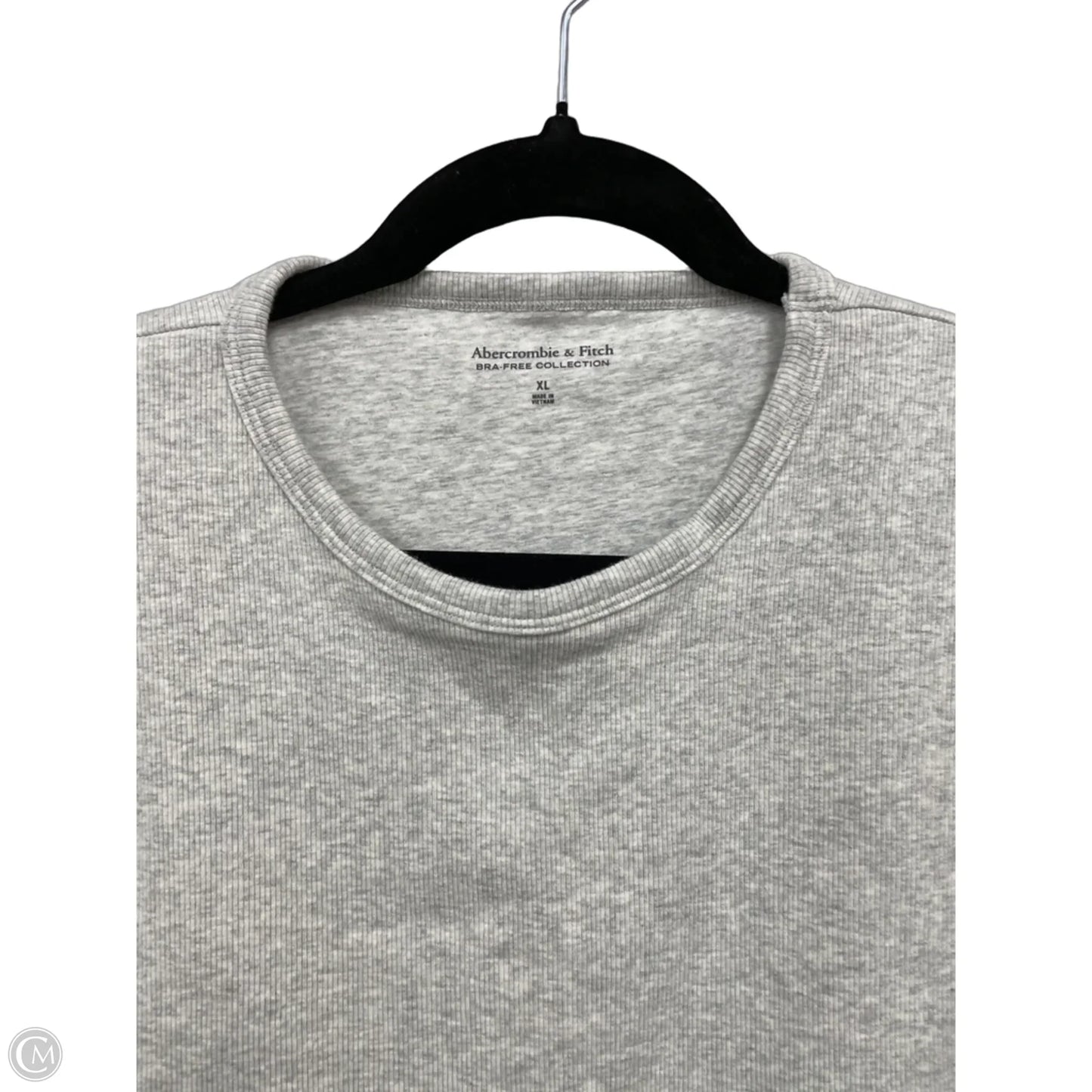 Top Sleeveless By Abercrombie And Fitch In Grey, Size: Xl