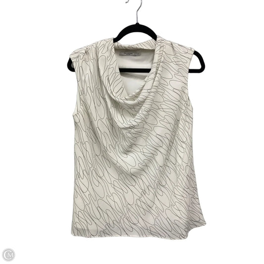 Top Sleeveless By Clothes Mentor In Black & White, Size: S
