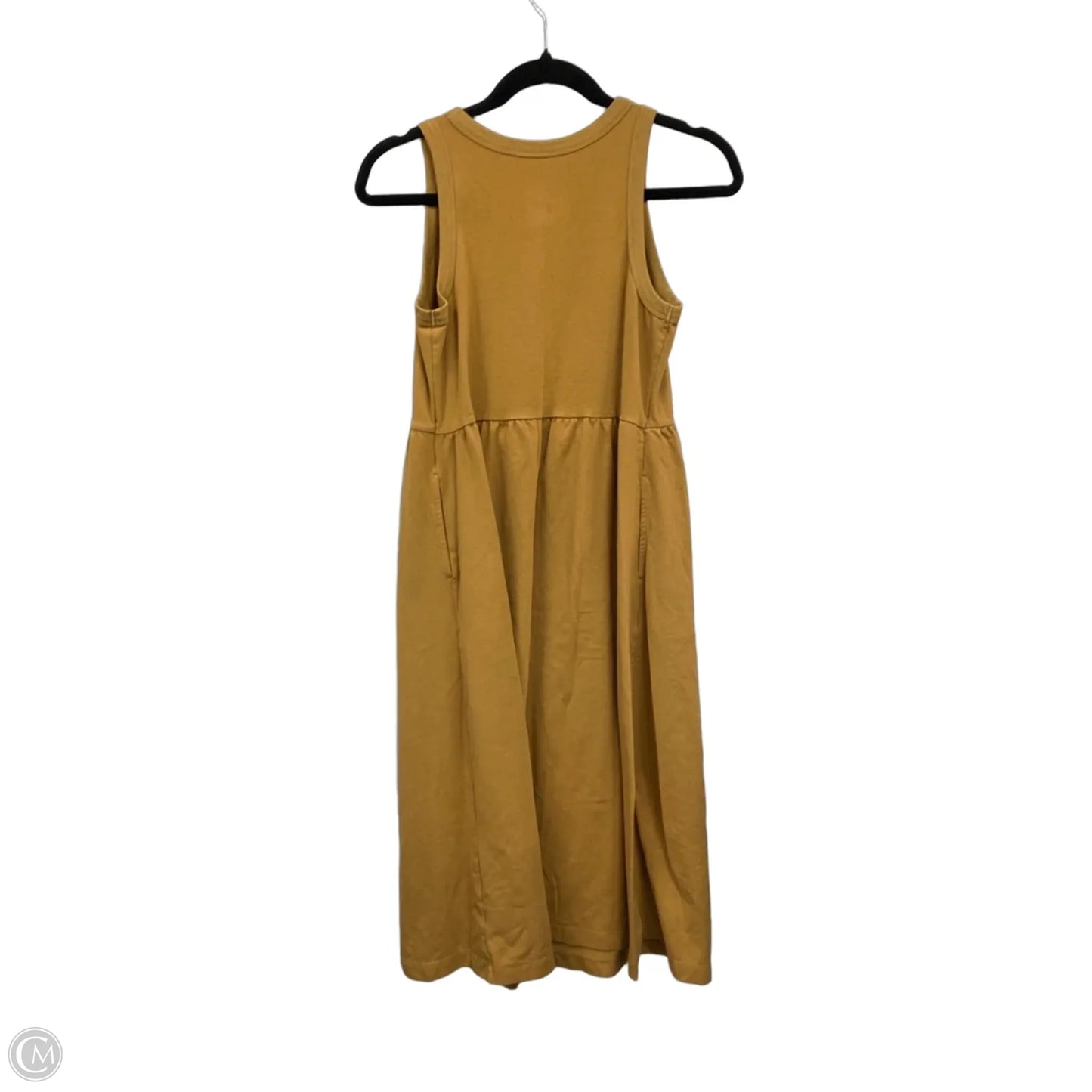 Dress Casual Midi By A New Day In Gold, Size: S