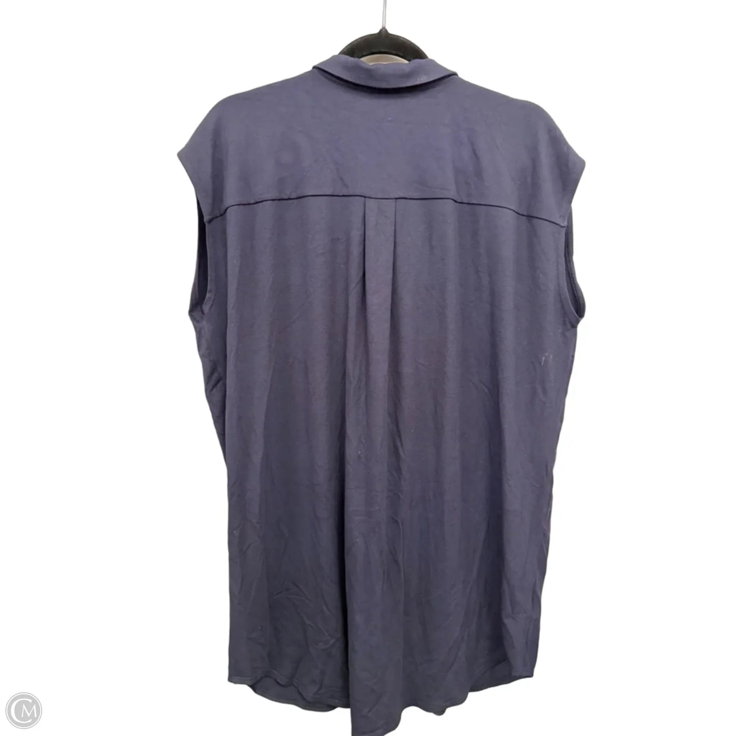 Dress Casual Short By Eileen Fisher In Navy, Size: L