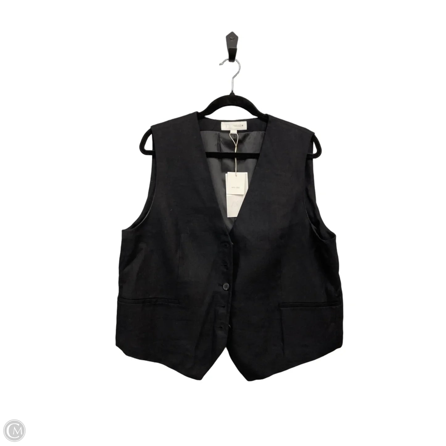 Vest Other By Zara In Black, Size: Xl