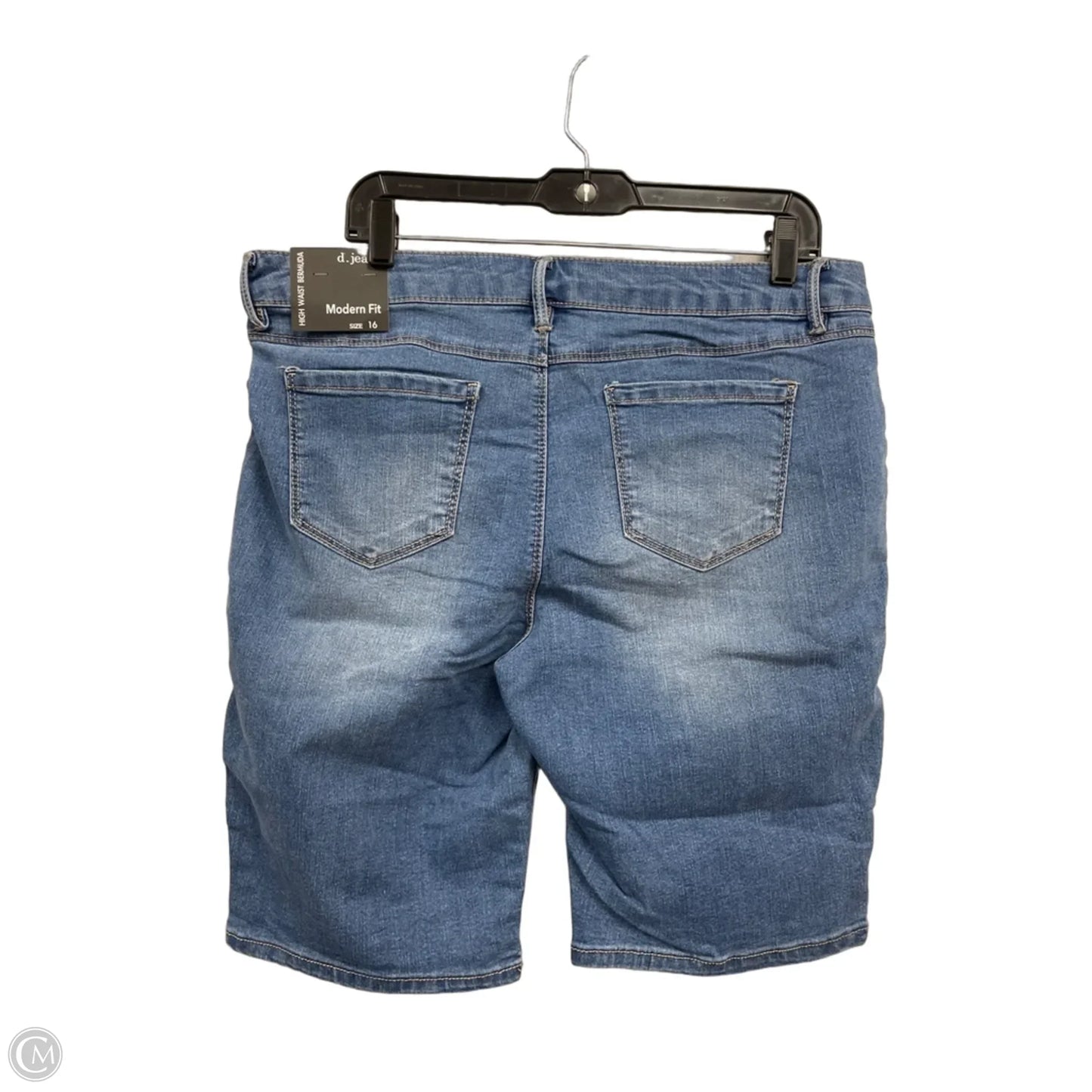 Shorts By D Jeans In Blue Denim, Size: 16