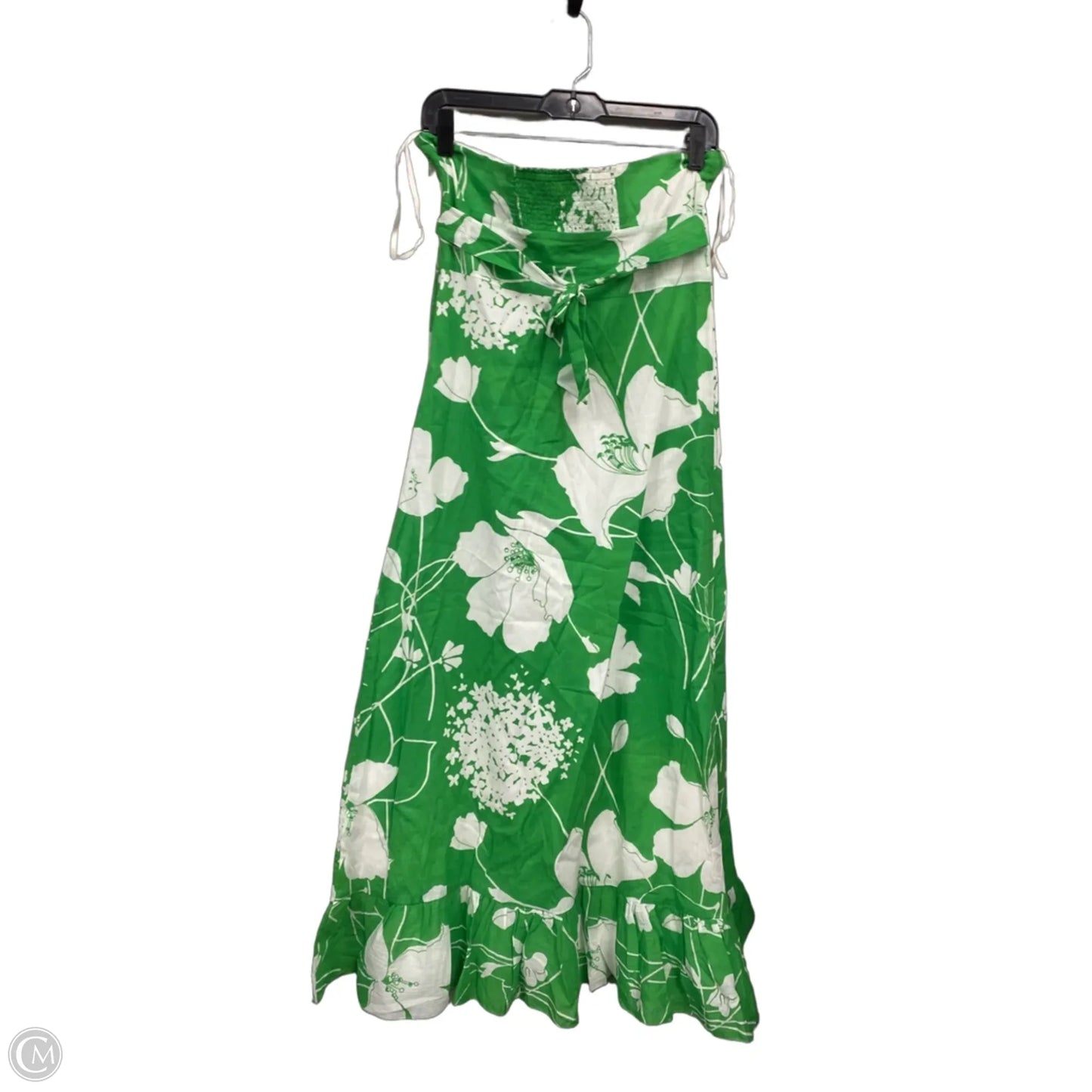 Dress Casual Maxi By Odille In Green & White, Size: 4