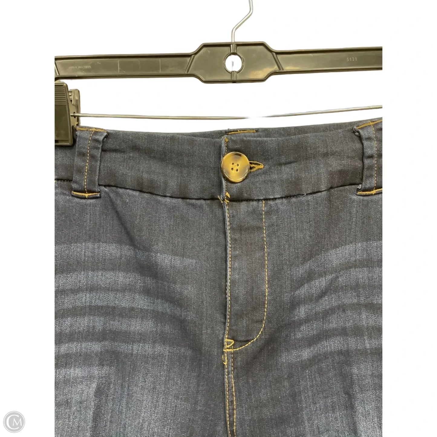 Jeans Wide Leg By One 5 One In Blue Denim, Size: 14
