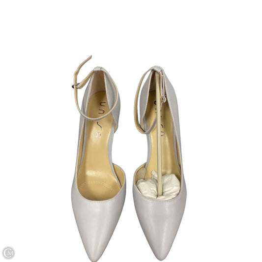 Shoes Heels Stiletto By Unisa In Grey, Size: 10